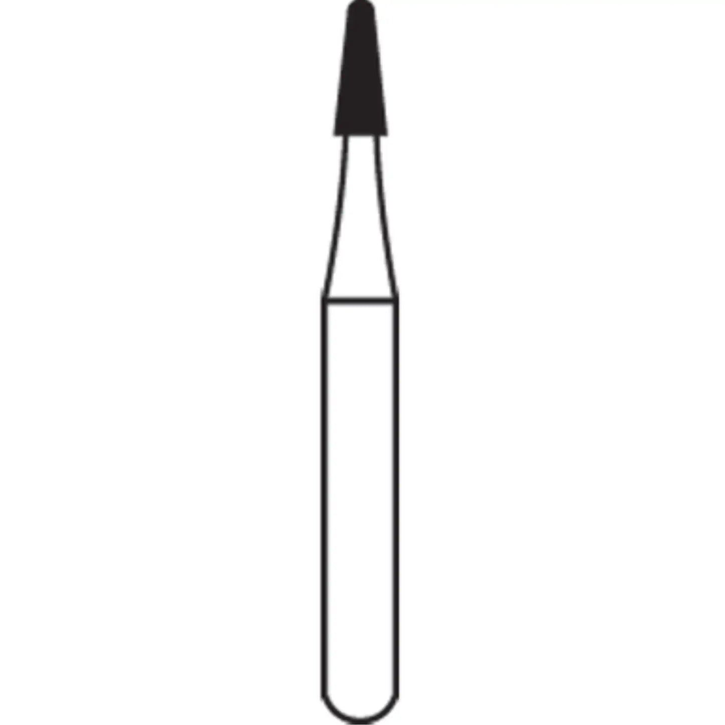 Coltene - Alpen Carbide 702L Long Cross Cut Tapered Fissure Fg 10Pk