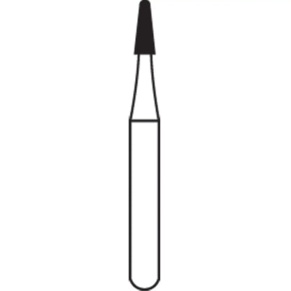 Coltene - Alpen Carbide 702L Long Cross Cut Tapered Fissure Fg 10Pk