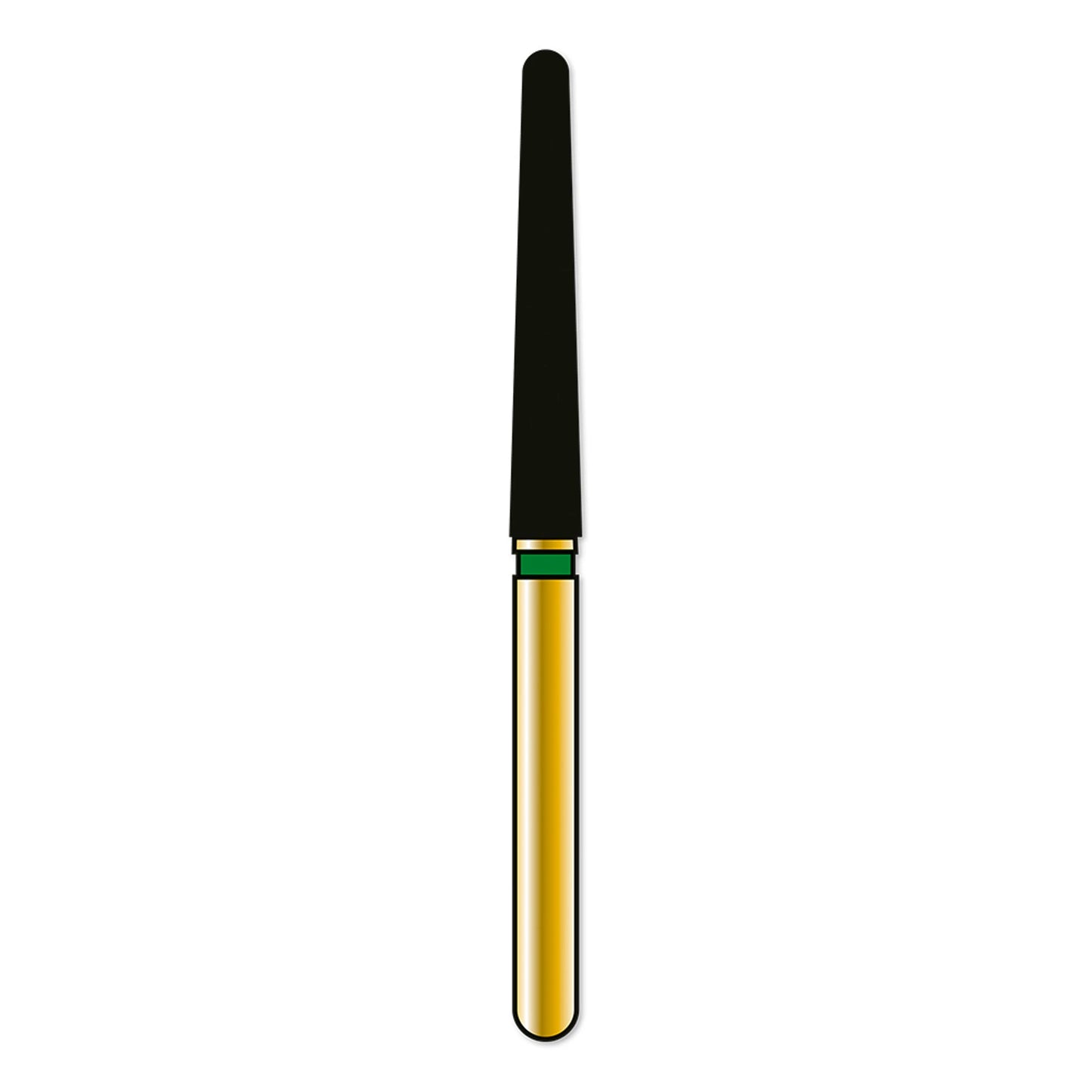 Coltene - Alpen Long Round End Taper 5Pk, Coarse Grit Green