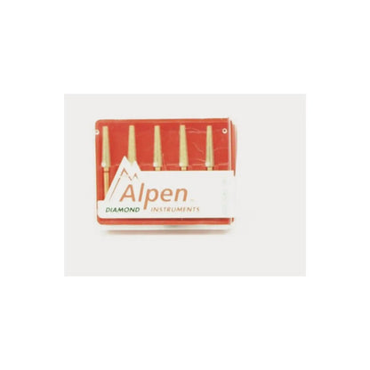 Coltene - Alpen Round 5Pk, Fine Grit Red
