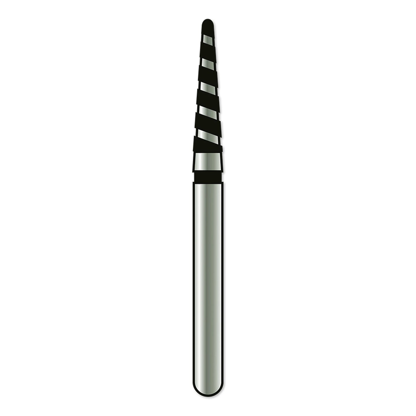 Coltene - Alpen x1 FG #856.018 TurboCut Grit, Round End Taper 25/Pk