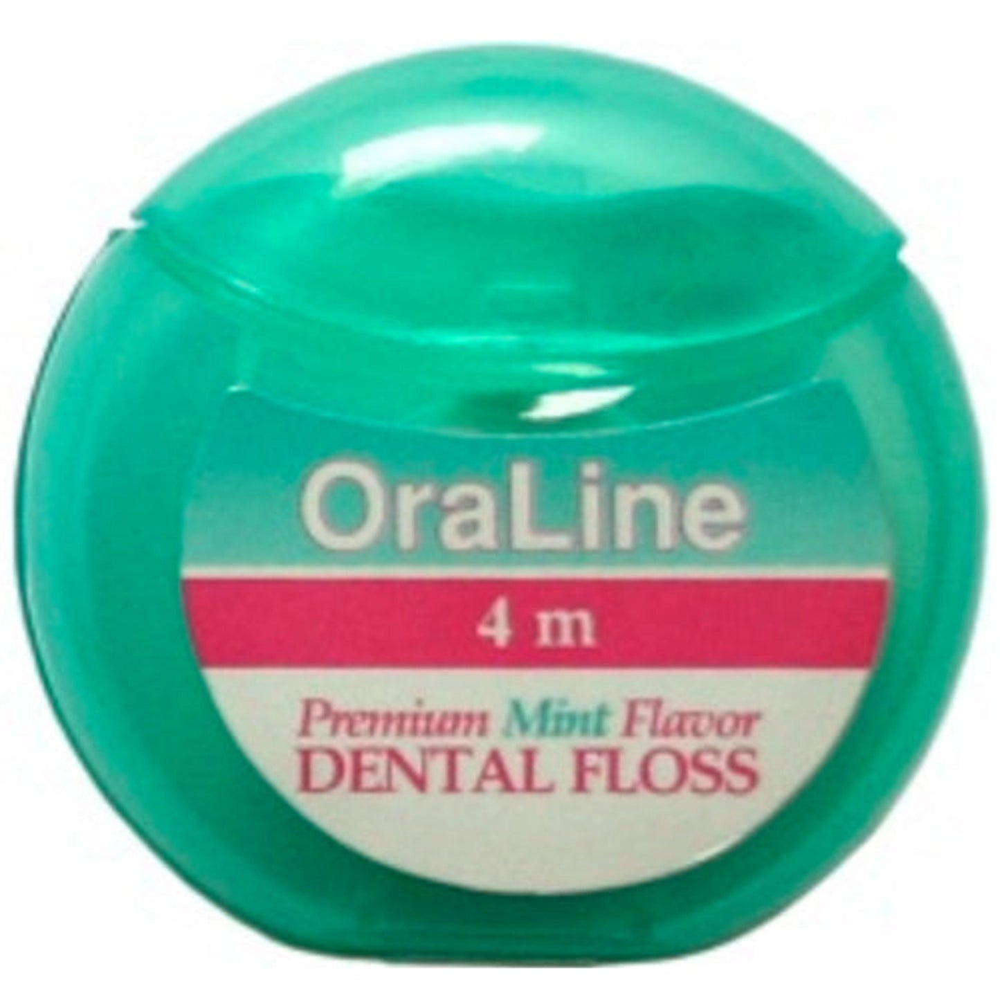 Oraline - 4m PTFE Mint Waxed Dental Floss 144/Cs