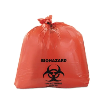 Plasdent - 10Gal Biohazard Bags Red, 250Pcs/Box