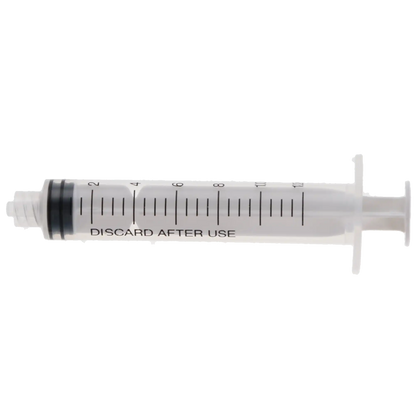 Plasdent - 12Cc Luer Lock Syringes Plastic, Disposable, 100P/Bx