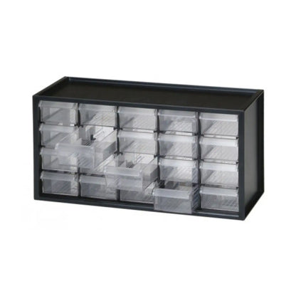 Plasdent - 20-Drawer Unit Black Frame