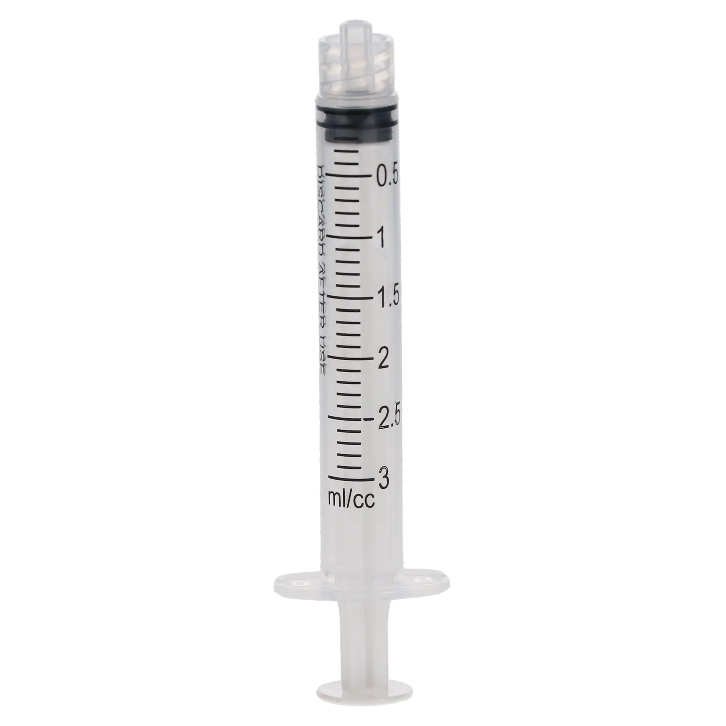 Plasdent - 3Cc Luer Lock Syringes Plastic, Disposable, 100P/Bx