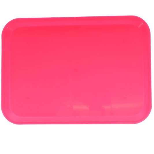 Plasdent - Flat Tray Size B Neon Pink (replaces PLA-300BFS-6N)