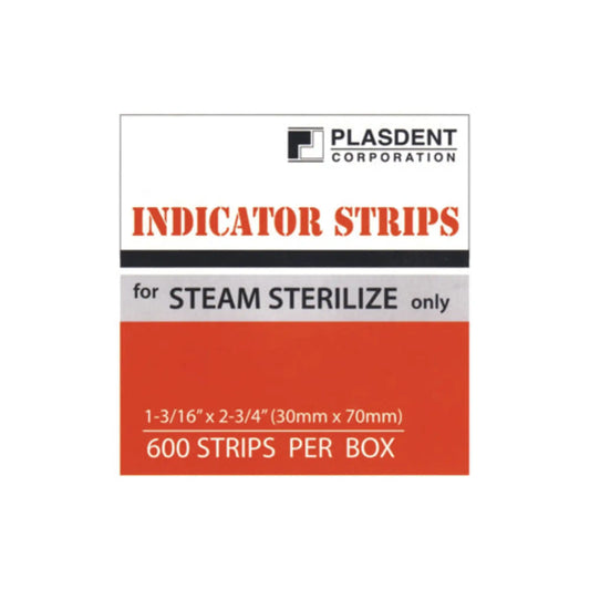 Plasdent - Indicator Strips (600Pcs/Bx) 1-3/16"X2-3/4", Steam