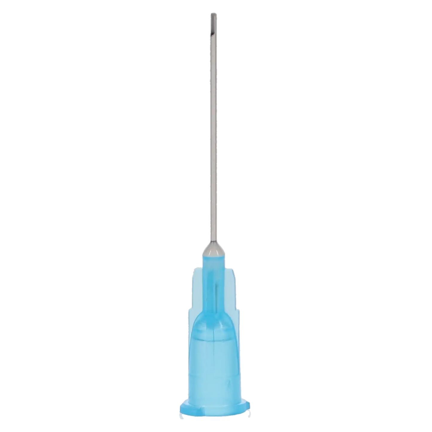 Plasdent - Monovac Irrigator Tips 23Ga, Blue, 100Pcs/Box Side Vented, Monoject Style