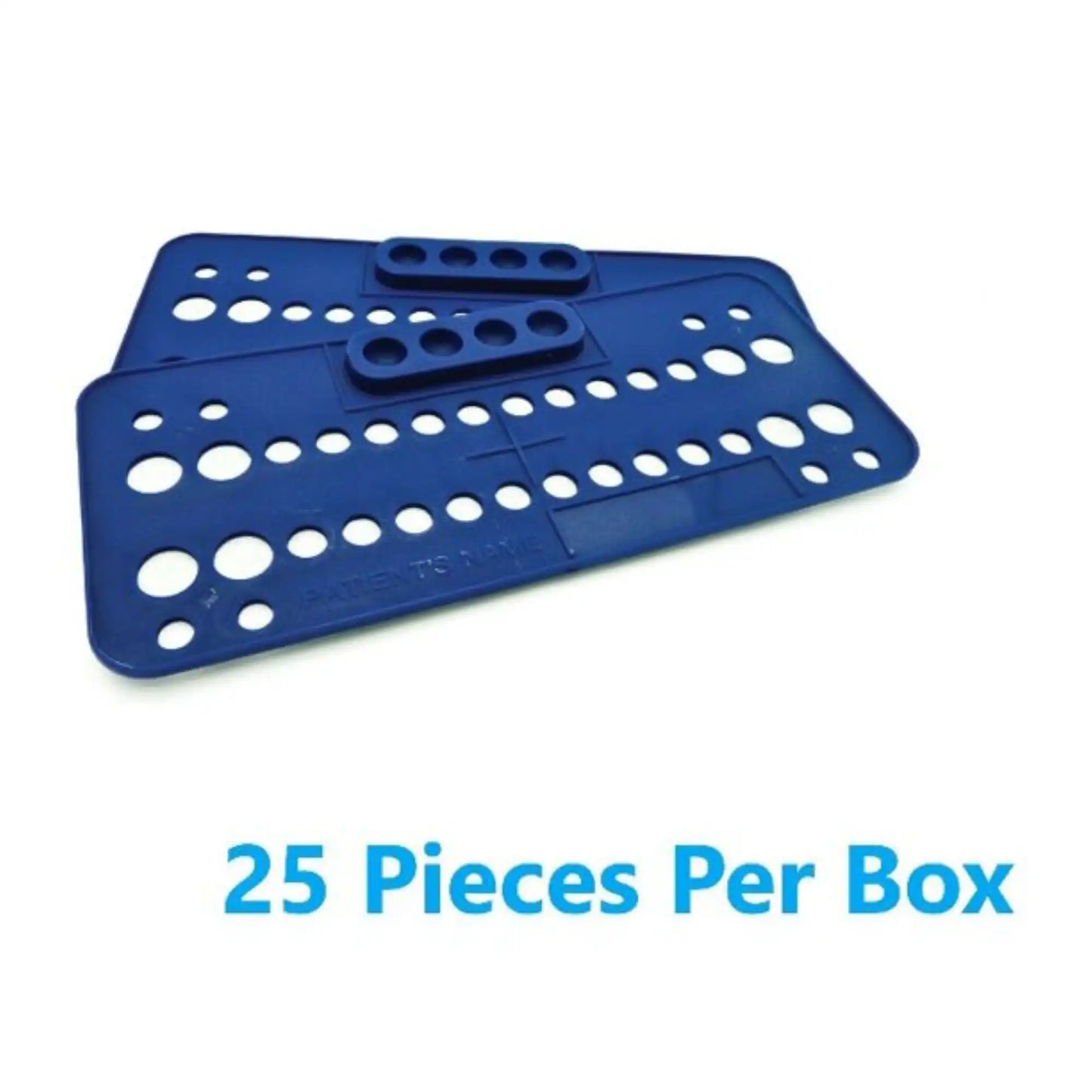 Plasdent - Ortho Bracket Trays Blue, Disposable, 25Pcs/Box