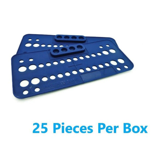 Plasdent - Ortho Bracket Trays Blue, Disposable, 25Pcs/Box