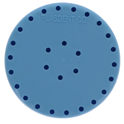 Plasdent - Round Bur Block (Large)-Blue