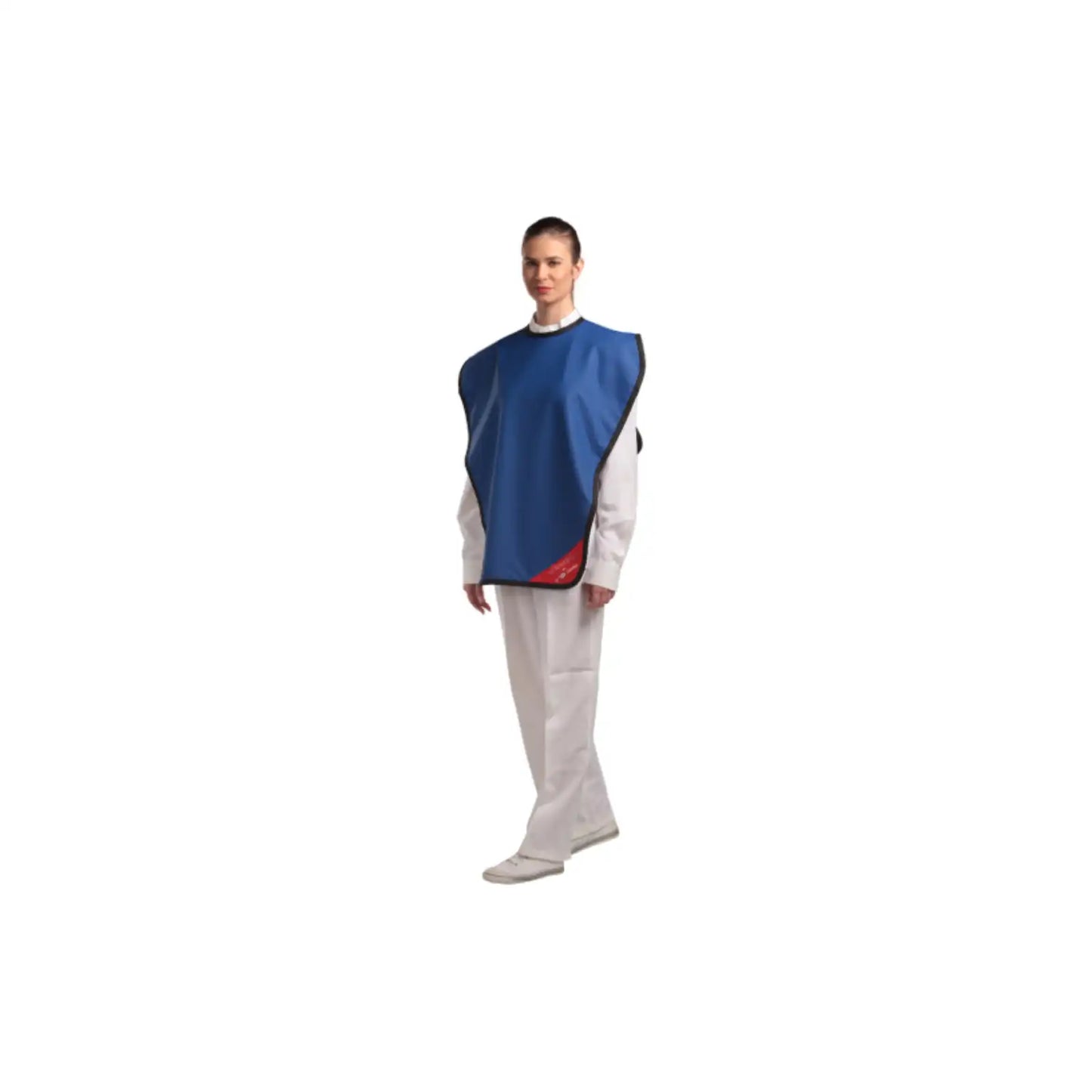 3D - Lead Free Apron Panoramic Poncho Blue