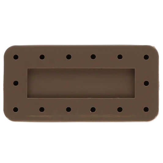 Plasdent - Rectangular Bur Block - Beige, Magnetic, 14 Burs Capacity, Dimension