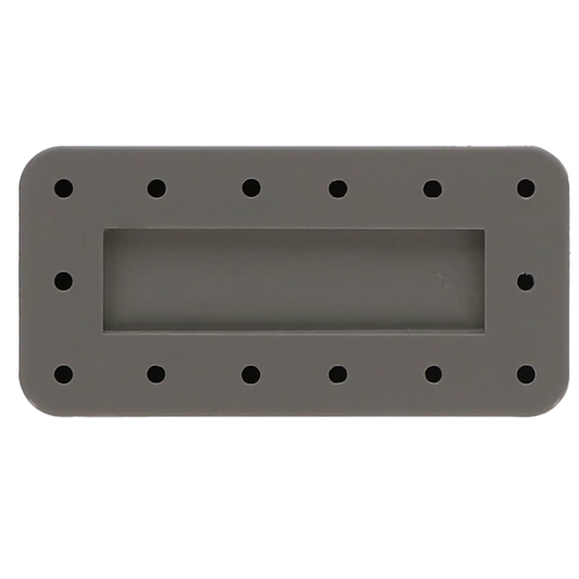 Plasdent - Rectangular Bur Block - Gray, Magnetic, 14 Burs Capacity, Dimension