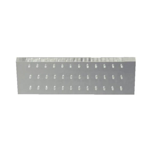 Palmero - 36-Hole Latch-Type Bur Block, Clear Plexiglass, Non-autoclavable, 5" x