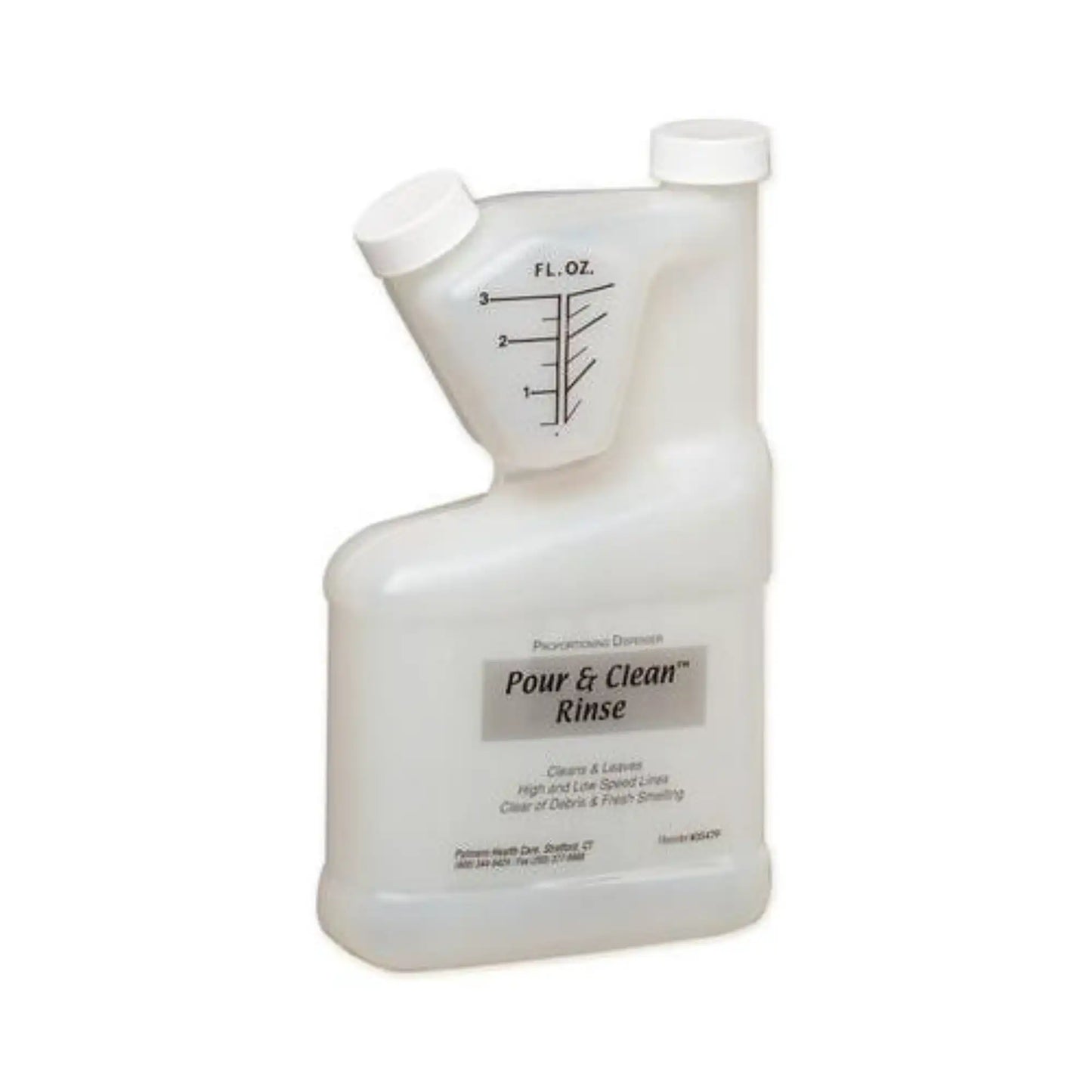 Palmero - Pour & Clean Empty Mixing Bottle for Evacuation system cleaner, single 16 ounce