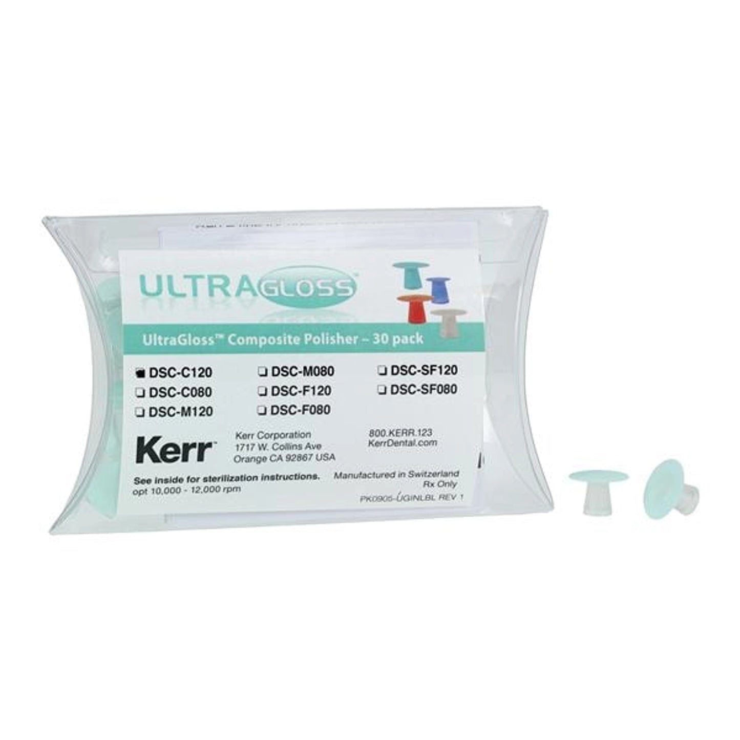 Axis - UltraGloss Polisher Large Coarse SS 30/Pk