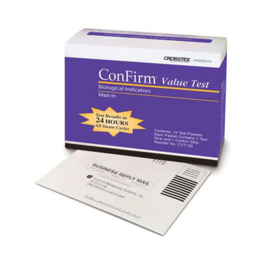 Crosstex - ConFirm Mail-In Value Test - 12 Packets (2 Strip Test). Postage Not Paid. 12
