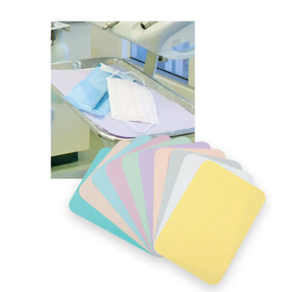 Crosstex - 5" x 8" Mini-Tray "F" - White Heavyweight Paper Tray Cover, Box of 1000