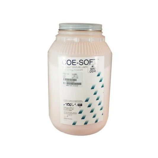 Coe-Soft 5 Lb. Powder. Soft Denture Reline Material, Self-Cure, 5 Lb. Jar Powder