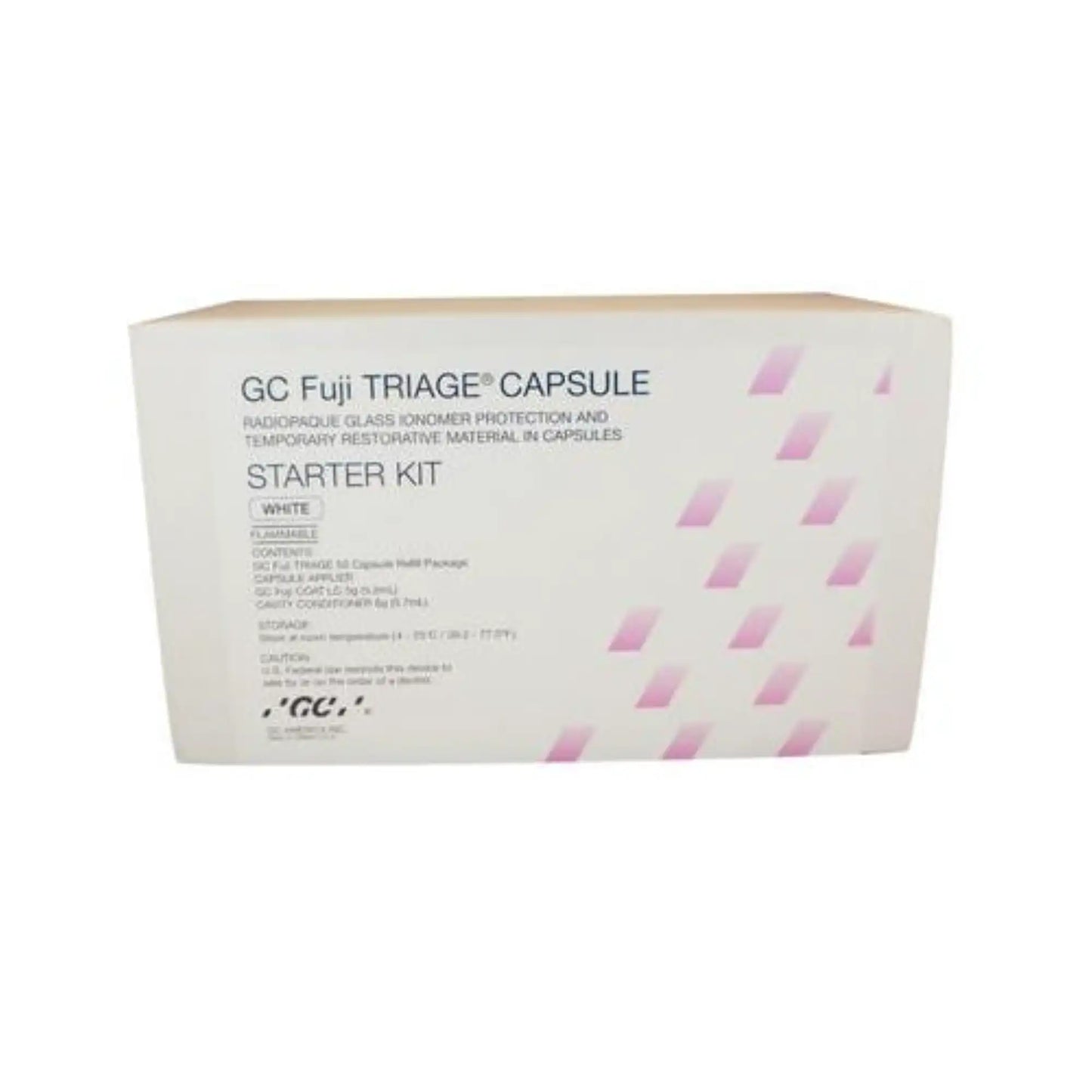 GC Fuji TRIAGE White Capsules Starter Kit - Self Adhesive Radiopaque Glass