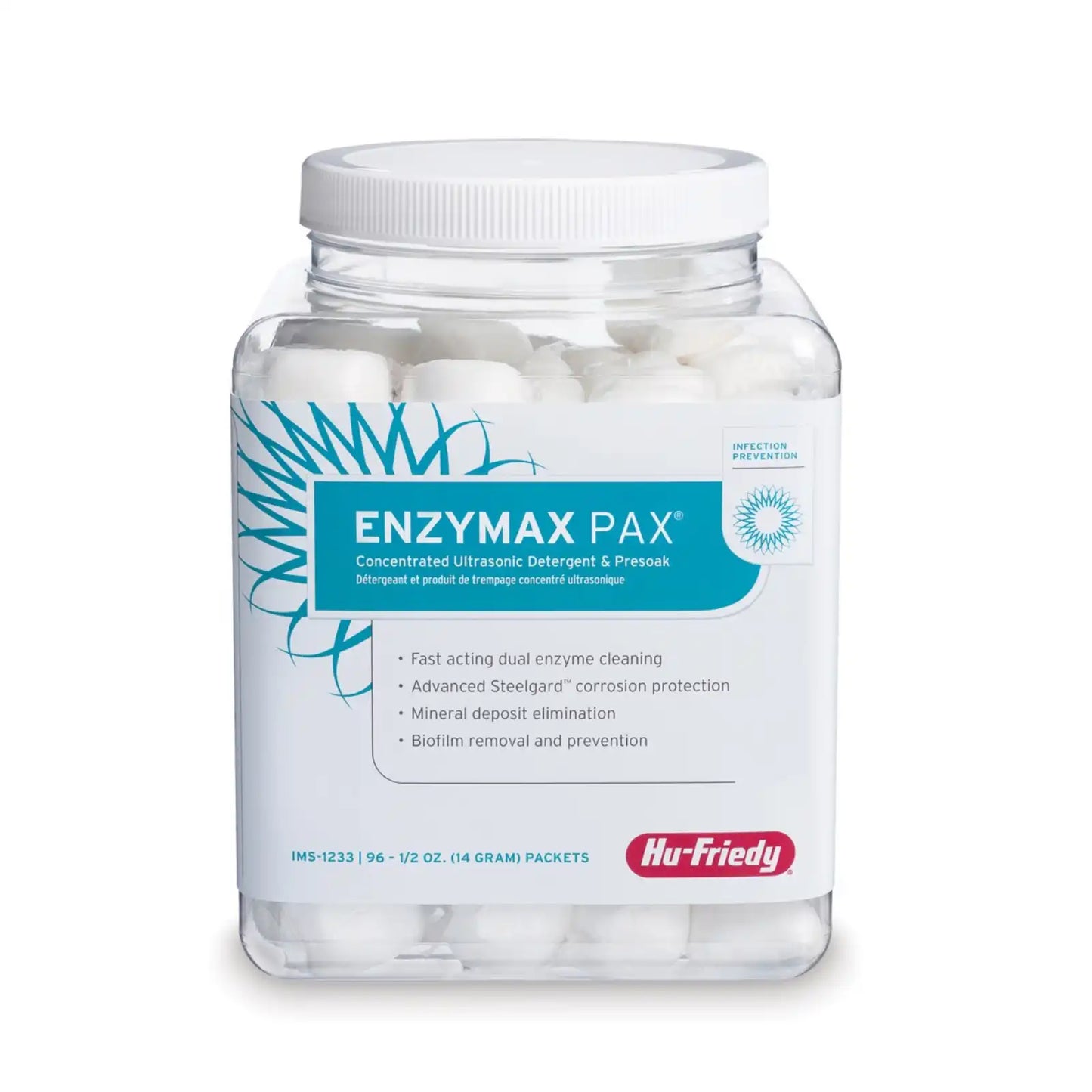 Hu-Friedy - IMS Detergent Enzymax PAX, 96 powder packets **DIscontinued