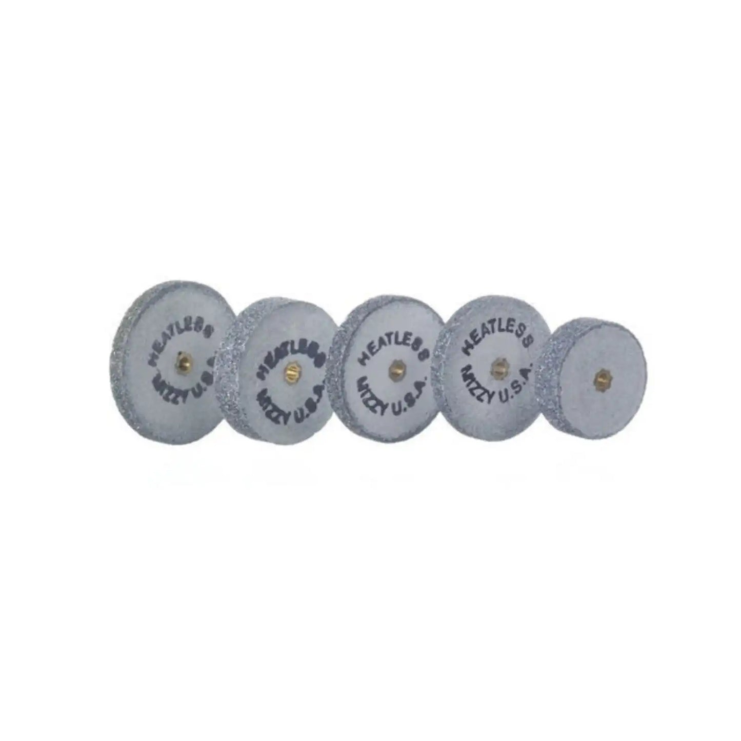 Keystone - Mizzy Heatless Grey Regular Heatless Wheels #5, 7/8" x 1/8", made of Silicon **Discontinued see KEY-1900140"