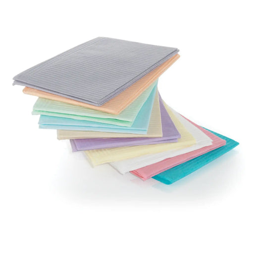 Medicom - Dry-Back Plus Medicom Silver Gray plain rectangle (13" x 18") 3 ply Paper/1 ply