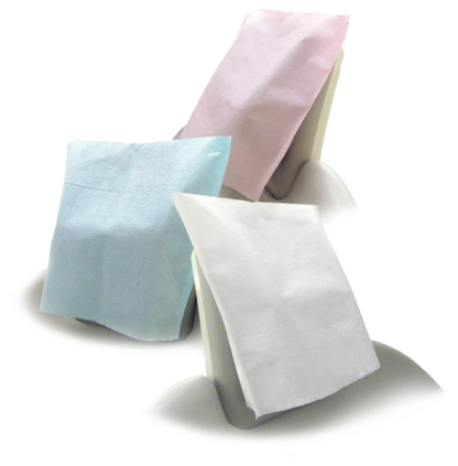 Medicom - Medicom 10" x 10" Lavender Tissue/Poly Head Rest Covers, Box of 500 Covers