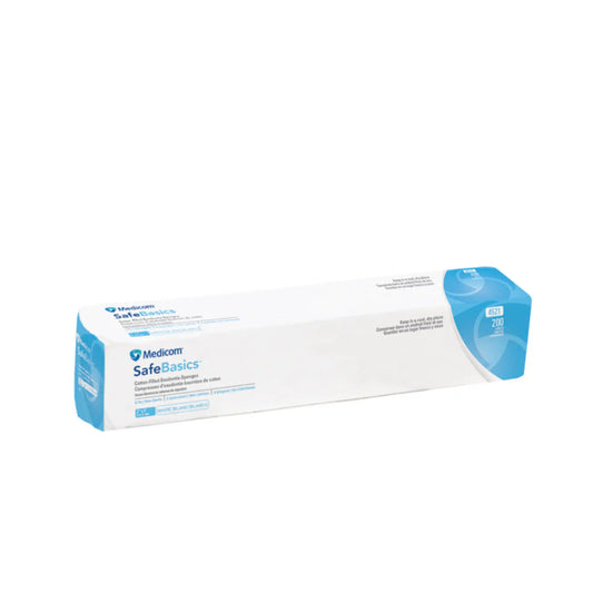 Medicom - Medicom 2" x 2" 8-ply Non-Sterile, Exodontia Cotton-Filled Gauze Sponge 5000/Case