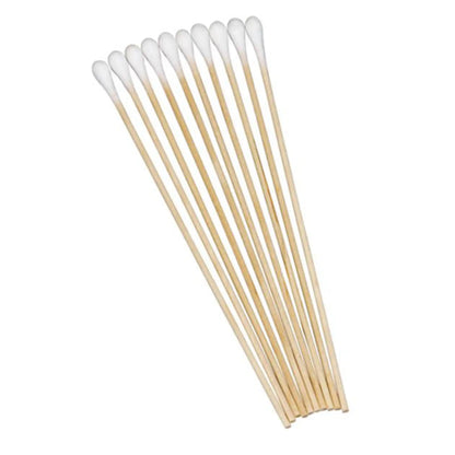 Medicom - Medicom 6" Cotton Tipped Applicators, Non-sterile, wood shaft with single 1000/Pk
