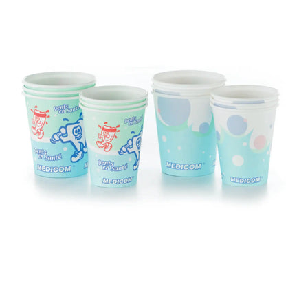 Medicom - Medicom Healthy Teeth 5 oz. Poly Coated Paper Cups, Case of 1000