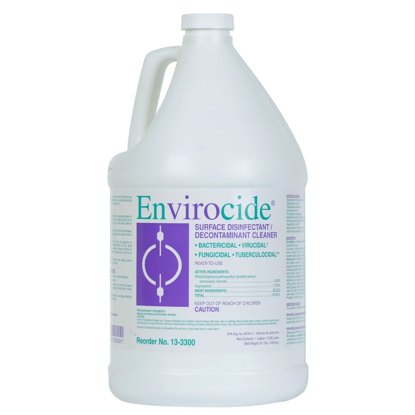 Envirocide Intermediate Level Disinfectant Refill 1 Gallon Gal/Bt