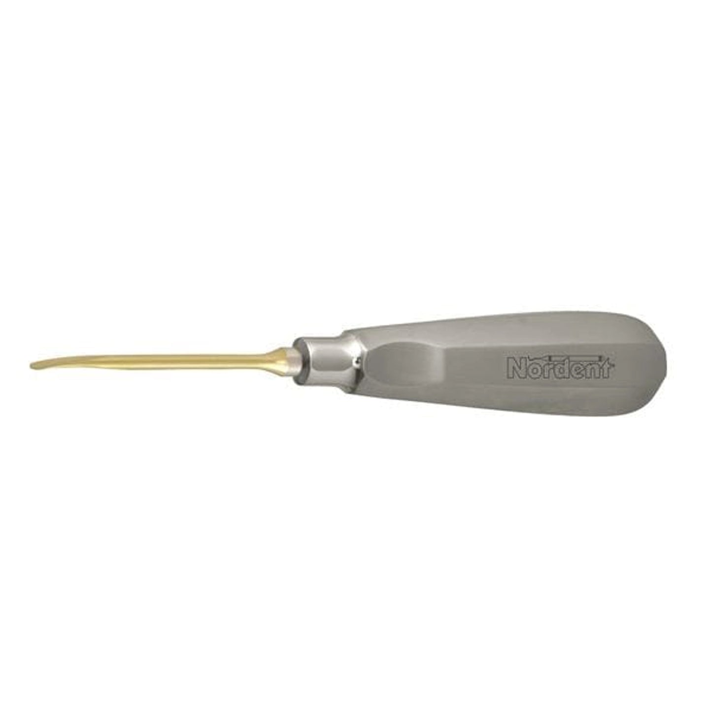 Nordent - 3 mm Curved, Titanium Nitride Coated Luxating Elevator with Stainless