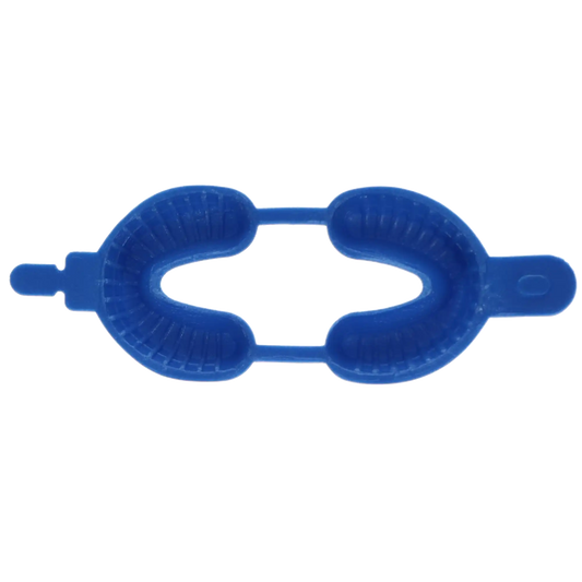 Plasdent - Fluoride Trays - Double Arch, Large Blue 100/Pk. An easy-to-use fold