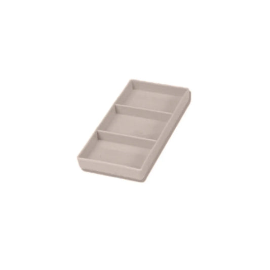 Plasdent - BEIGE Cabinet Organizer #17, 8"L x 4"W x 1"H. Steam and Chemical