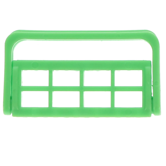 Plasdent - Bur Caddy - Neon Green 1/Pk. Adjustable Bur Caddy. Designed to hold