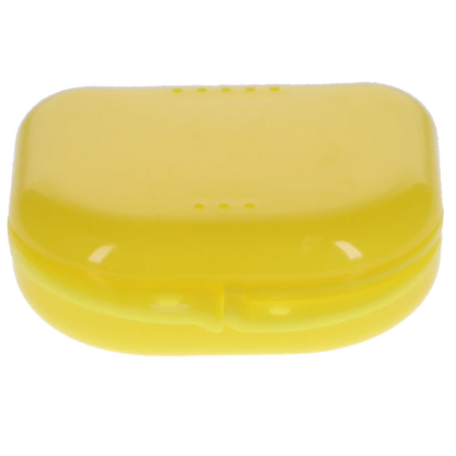 Plasdent - Chroma Retainer Box - Bright Yellow, 3-1/8"W x 3"L x 1"H, Package of 12 Boxes