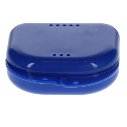 Plasdent - Chroma Retainer Box - Dark Blue, 3-1/8"W x 3"L x 1"H, Package of 12 Boxes