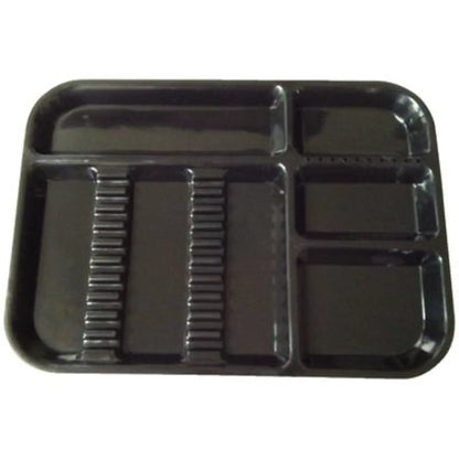 Plasdent - Flat Tray, Size F (Mini) - Pastel Sand , Plastic, 9-5/8" x 6-5/8" x