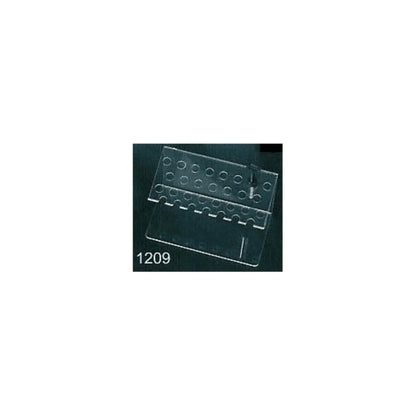 Plasdent - Large Composite Material Organizer - Clear, 30 syringe capacity, 8" W