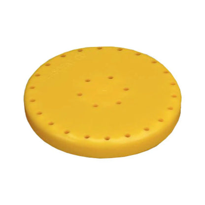 Plasdent - Large Round Bur Block - Neon Yellow, Magnetic, 28 Burs Capacity
