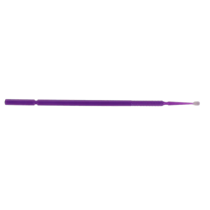 Plasdent - MaxMicro 2.0mm Regular Tip Micro Applicators, Purple, Box of 100