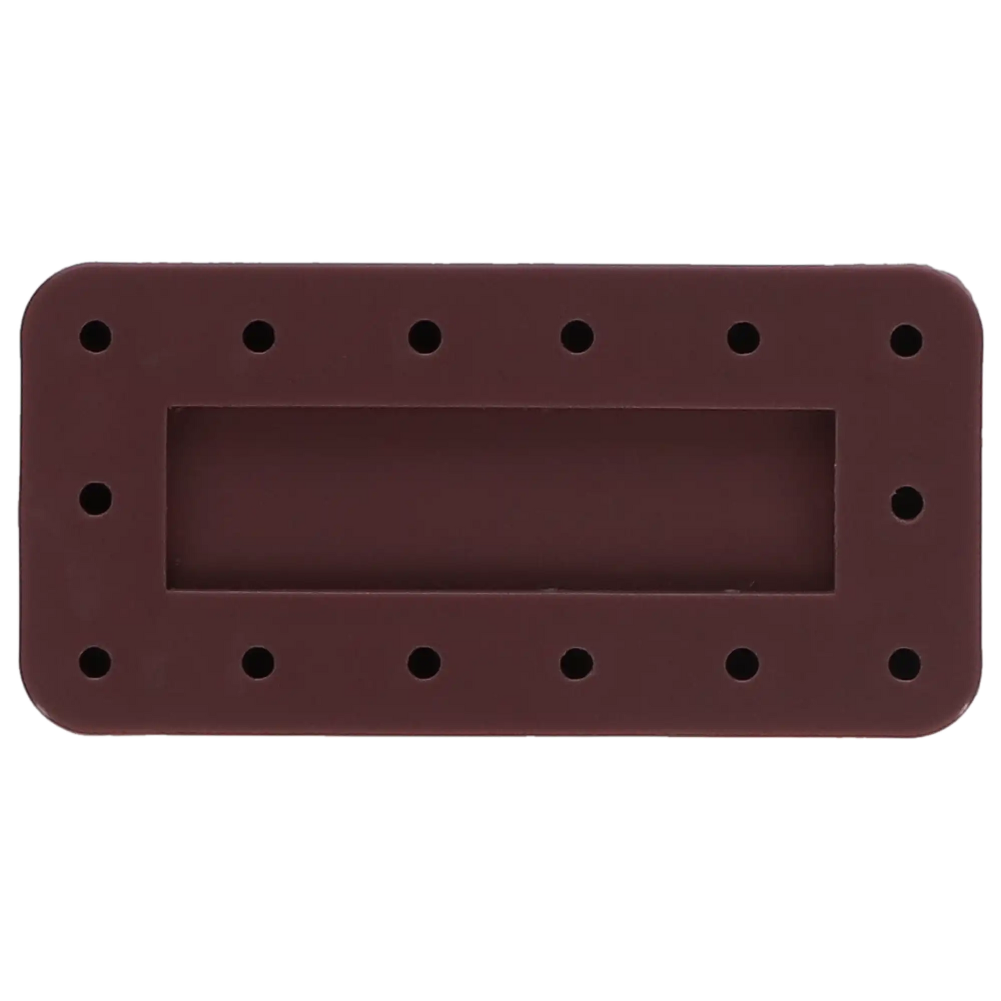 Plasdent - Rectangular Bur Block - Mauve, Magnetic, 14 Burs Capacity, Dimension