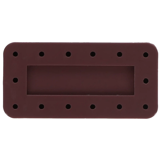 Plasdent - Rectangular Bur Block - Mauve, Magnetic, 14 Burs Capacity, Dimension