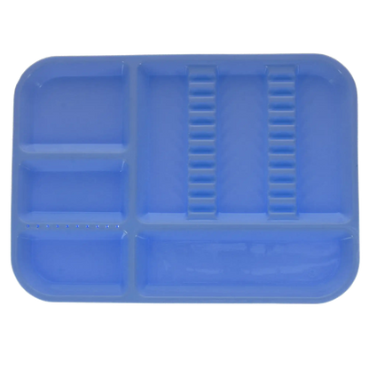 Plasdent - Set-up Tray Divided Size B (Ritter) - Pastel Baby Blue, Plastic