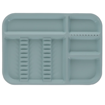 Plasdent - Set-up Tray Divided Size B (Ritter) - Pastel Sea Green, Plastic