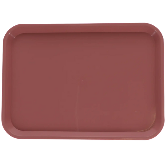 Plasdent - Set-up Tray Flat Size B (Ritter) - Coral, Plastic, 13-3/8" X 9-5/8" X