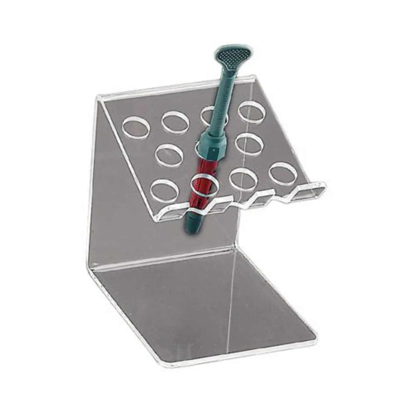Plasdent - Small Composite Material Organizer - Clear, 14 syringe capacity, 4" W